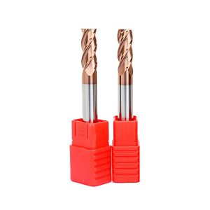 HRC55 4 flutes solid carbide end mill for steel and stainless steel