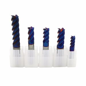 HRC65 4 flutes square solid carbide end mill