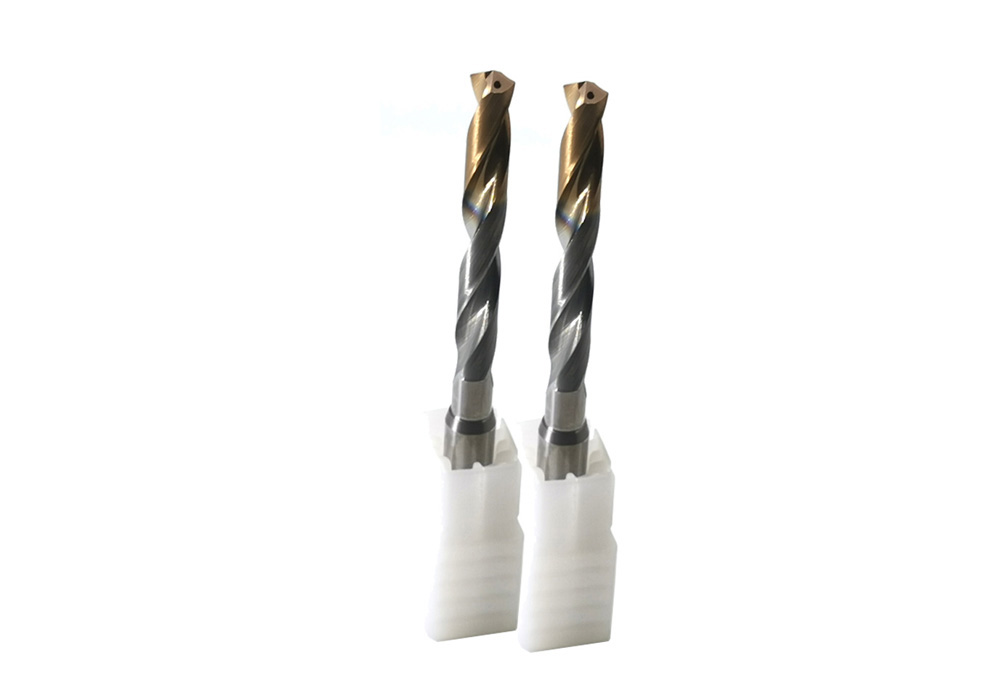5*D Solid carbide drill bits with cooling hole