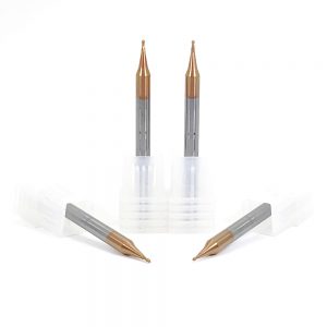 solid carbide 2 flutes ball nose micro end mill for steel